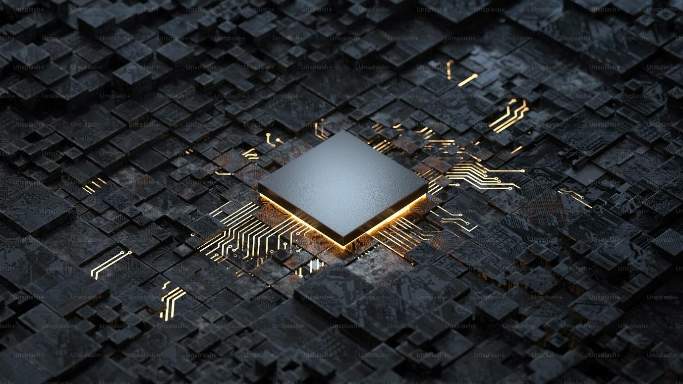 Central Computer Processors CPU concept. 3d rendering,conceptual image.