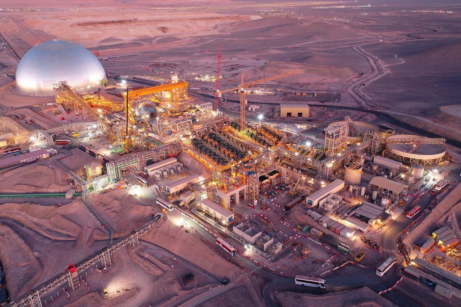 BHP inaugurates a new copper concentrator in Spence which will allow the operation to be extended by 50 years